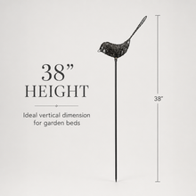 Wire Bird Garden Stake