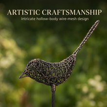 Wire Bird Garden Stake