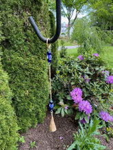 Beaded Bell Chain - Blue