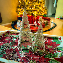 Gold Star Wrapped Wire Trees - 2 Sizes