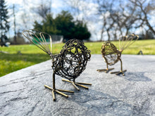 Mini Antique Wire Birds - Set of 2
