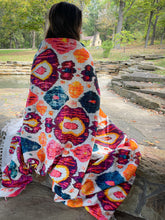 Retro Ikat Throw / Tapestry