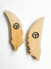 Wooden Feather Wall Art (set of 2)