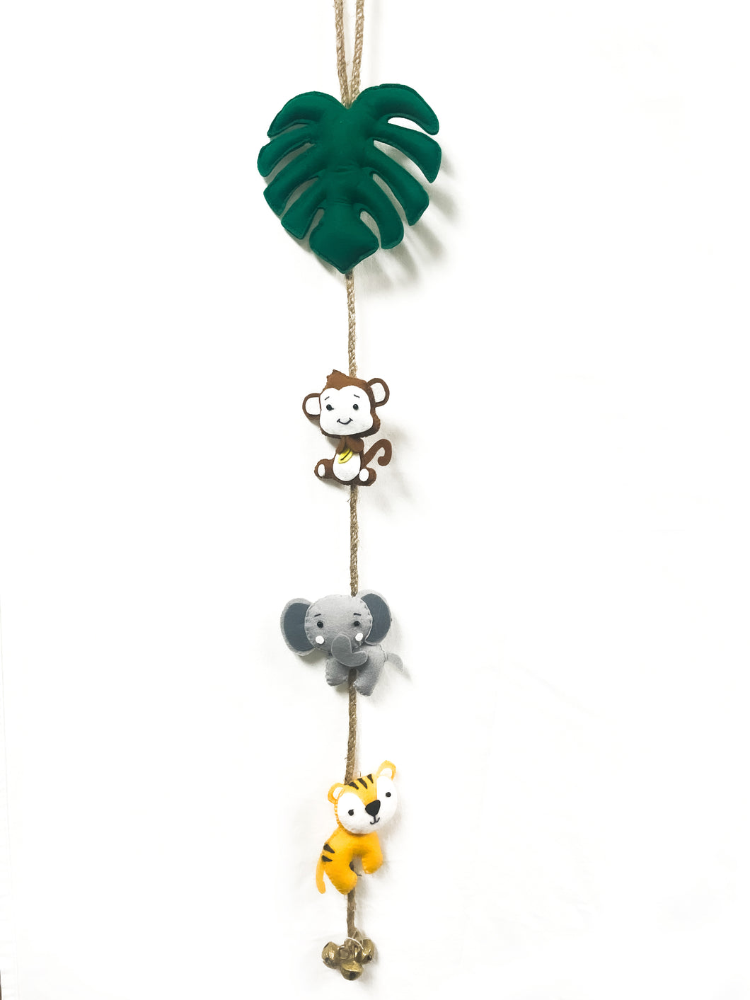 Handmade Jungle Animals Felt Wall Hanging / Mobile