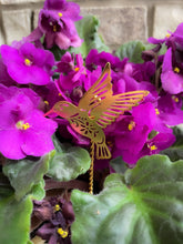 Mini Hummingbird Plant Stake