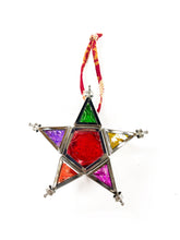 Glass Star Tea Light Ornaments - 5 Colors