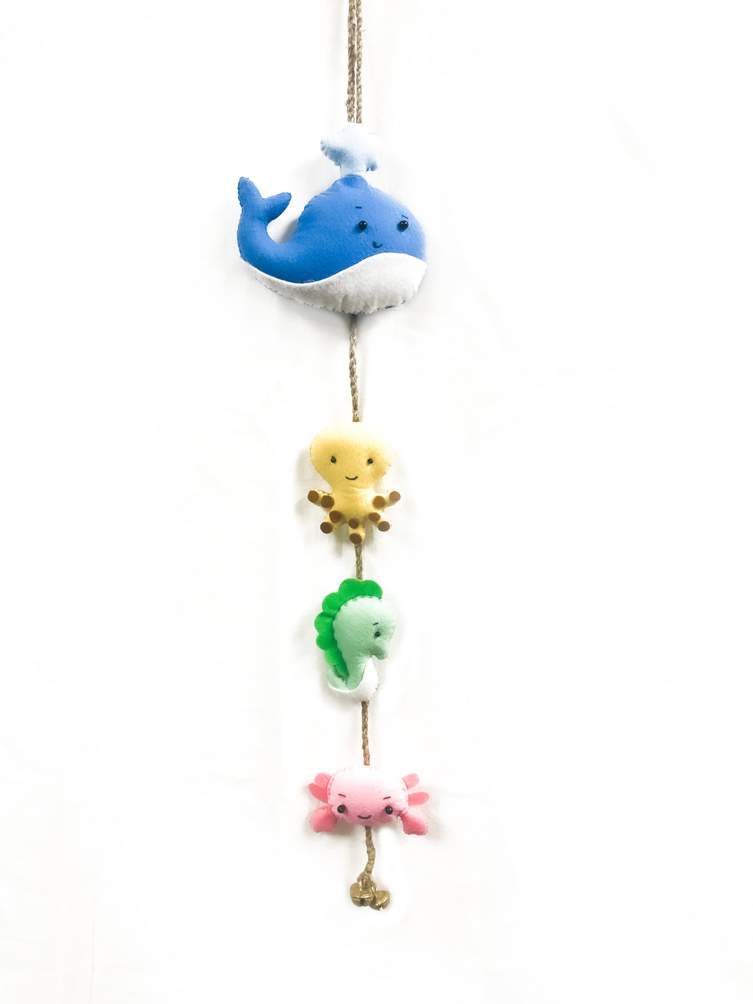 Handmade Ocean Animals Felt Wall Hanging / Mobile