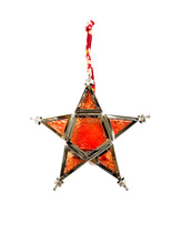 Glass Star Tea Light Ornaments - 5 Colors