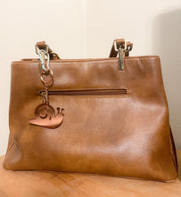 Copper Snail Keychain