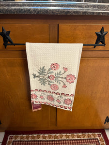 Block Print Textured Towel (Assorted Patterns) - PREORDER - Expected ship window 3/10-3/21