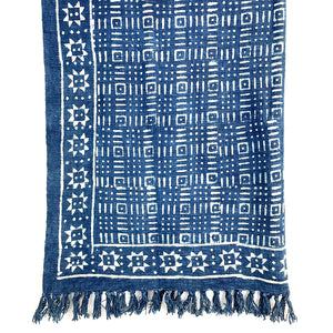 Boho Indigo Throw