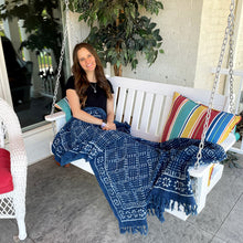 Boho Indigo Throw