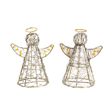 Gold Halo Angels - set of 2