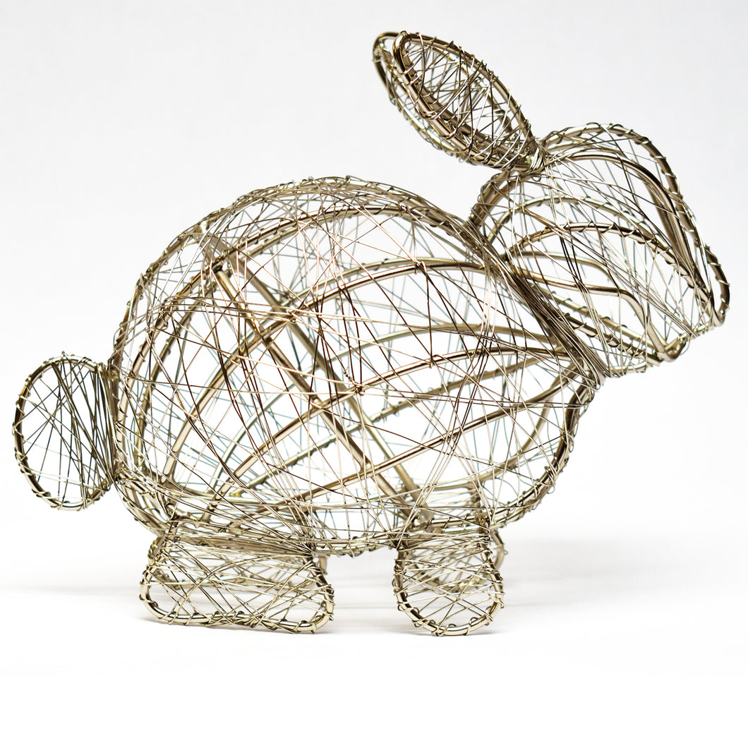 Wrapped Wire Bunny  - PREORDER - Expected ship window 3/18-3/29
