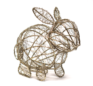 Wrapped Wire Bunny  - PREORDER - Expected ship window 3/18-3/29
