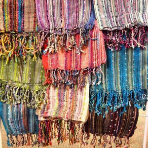 Loose Weave Scarves (Set of 12 assorted colors)